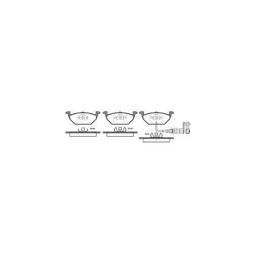 Audi A3 Kablolu Ön Fren Balatası 1997-2003 MGA MGA-55199 OEM 1J0698151G