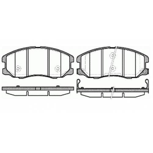 Chevrolet Captiva Ön Fren Balatası 2007-2012 MGA MGA-55336 OEM VC01 6K0611701