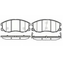 Chevrolet Captiva Ön Fren Balatası 2007-2012 MGA MGA-55336 OEM VC01 6K0611701