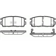 Chevrolet Captiva Arka Fren Balatası 2007-2012 MGA MGA-55337 OEM B700808 96626076