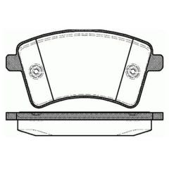 Dacia Dokker Ön Fren Balatası 15 DCI 16 5 Vites MGA MGA-55135 OEM B700100 410608481R