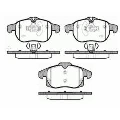 Opel Vectra C Ön Fren Disk Balata WVA 23402 23403 18 16V 19 CDTI 20 16V 20 DTI 2004-2007 MGA MGA-55194 OEM 1605972