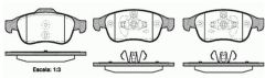Renault Fluence Ön Fren Balatası 15 DCI MGA MGA-55152 OEM 410600379R 410607115R