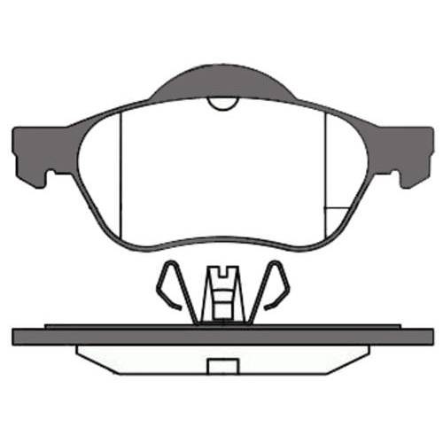 Renault Laguna Ön Fren Disk Balata WVA 23215 24535 Laguna 2 2005- YM MGA MGA-55154 OEM B700127 410601237R