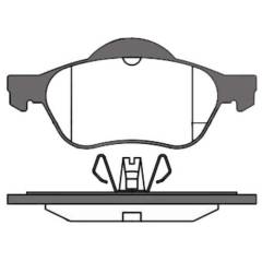 Renault Laguna Ön Fren Disk Balata WVA 23215 24535 Laguna 2 2005- YM MGA MGA-55154 OEM B700127 410601237R