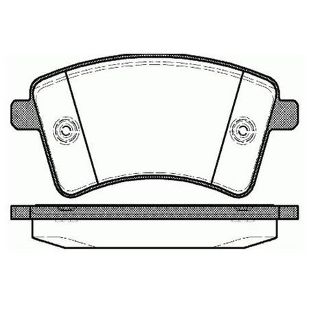 Renault Megane Ön Fren Balatası Hatchback Megane 4 MGA MGA-55135 OEM B700100 410608481R