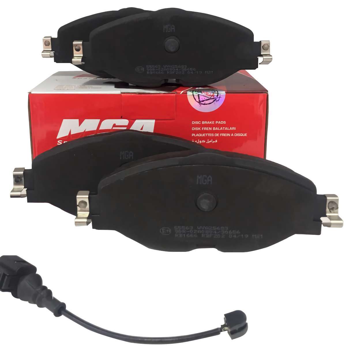 Seat Leon Kablolu Ön Fren Balatası 2013- MGA MGA-55563 OEM 8V0698151