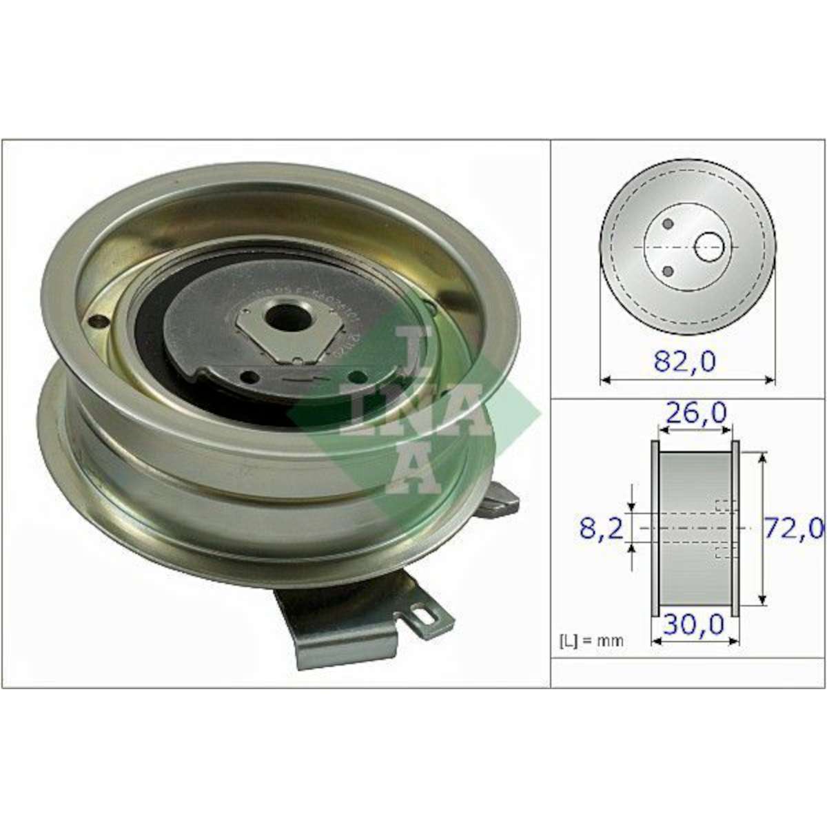 Volkswagen Bora Gergi Rulmanı Ina 531020320 OEM 06A109479C