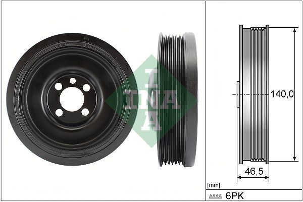Volkswagen Passat Krank Kasnağı Ina 544013810 OEM 038105243M