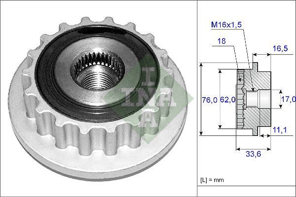 Volkswagen Transporter T5 Kaplin Ina 535011810 OEM 070903201E