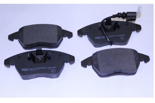 Volkswagen Caddy Kablolu Ön Fren Balatası 2004-2015 MGA MGA-55207 OEM 3C0698151C