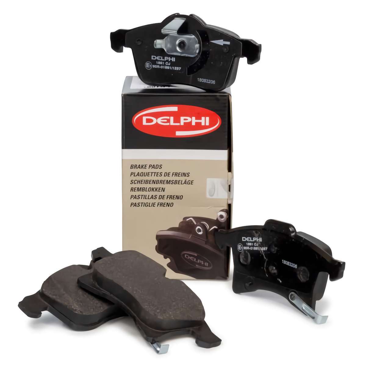 Opel Combo C Fren Balatası Ön (16 Inç) DELPHI LP1861 OEM 1605099 - 1.4-1.6-1.7CDTI Z16XER-Z17DTL