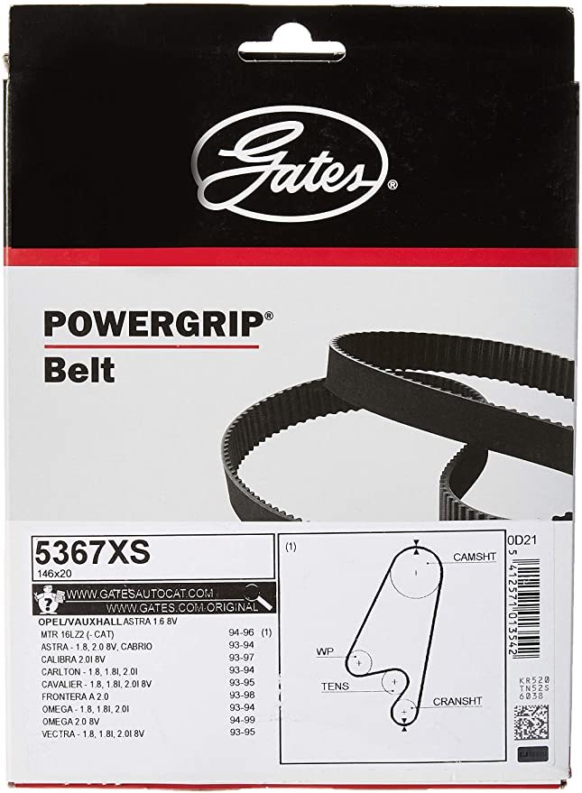 Opel Vectra A Triger Kayısı 1993- GATES 5367XS GAT OL T140 GD146S8T200 CT866 5636351 5636562 5636374