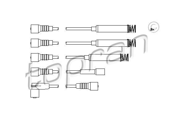 Opel Vectra A Buji Kablosu Set Topran 202519755 OEM 1612537