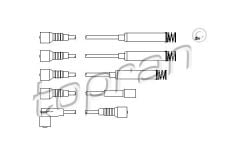 Opel Vectra A Buji Kablosu Set Topran 202519755 OEM 1612537