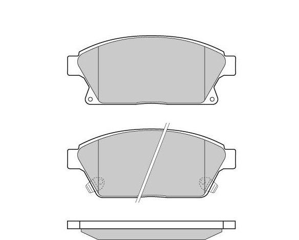 55340 MGA Ön Fren Balatası Opel Astra J 2009-2012, Mokka 2012-2013, Chevrolet Cruze 2009-2012, Aveo 2011- (16 jant) OEM-700820 OEM-542115