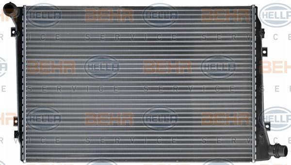 Volkswagen Jetta Radyatör Su Mec Behr 8MK376765-124 OEM 3C0121253R