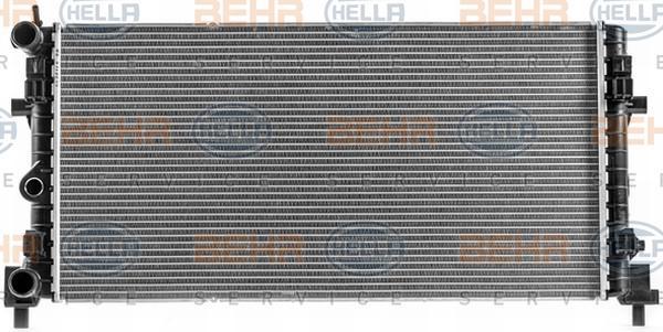 Audi A1 Radyatör Su Brz Behr 8MK376902-014 OEM 6R0121253L