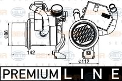 Volkswagen Golf 7 Egr Valfi Behr 8ME376745-291 OEM 04L131512BH