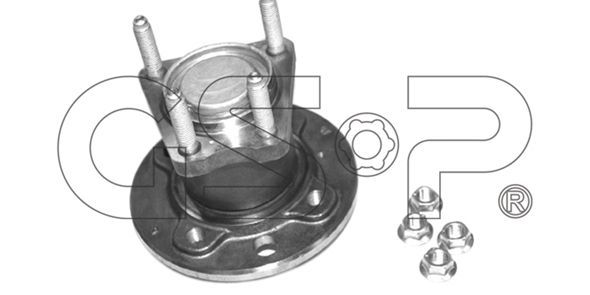 OPEL Astra G Aks Rulmanı Poryalı Arka ABS'siz GSP - 9400058K - OEM 1604004 - GENEL Opel