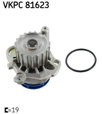 VOLKSWAGEN Bora Devirdaim SKF - VKPC81623 - OEM 038121011A - 1.9TDI-AGR VKPC 81623