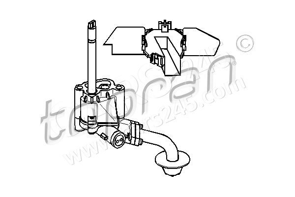 Volkswagen Caddy Yağ Pompası Topran 100310756 OEM 028115105G