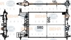 Audi A3 Radyatör Intercool Behr 8MK376749-154 OEM 5Q0121251HQ
