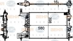 Skoda October Radyatör Intercool Behr 8MK376749-154 OEM 5Q0121251HQ