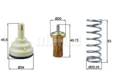 Volkswagen Polo V Termostat 87c Behr TT TI22087D OEM 03C121110A