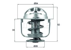 Volkswagen Jetta 1k2 Termostat 92c Behr TT TI22592D OEM 03L121121E
