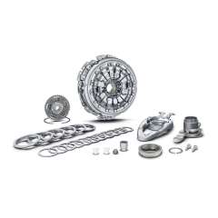 VOLKSWAGEN Golf 5 Debriyaj Seti Dsg 129 Diş LUK - 602000600 - OEM 0AM198140L - 1,4TSI CMB